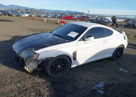 2003 Hyundai Tiburon from USA, damaged, VIN KMHHM65DX3U095780